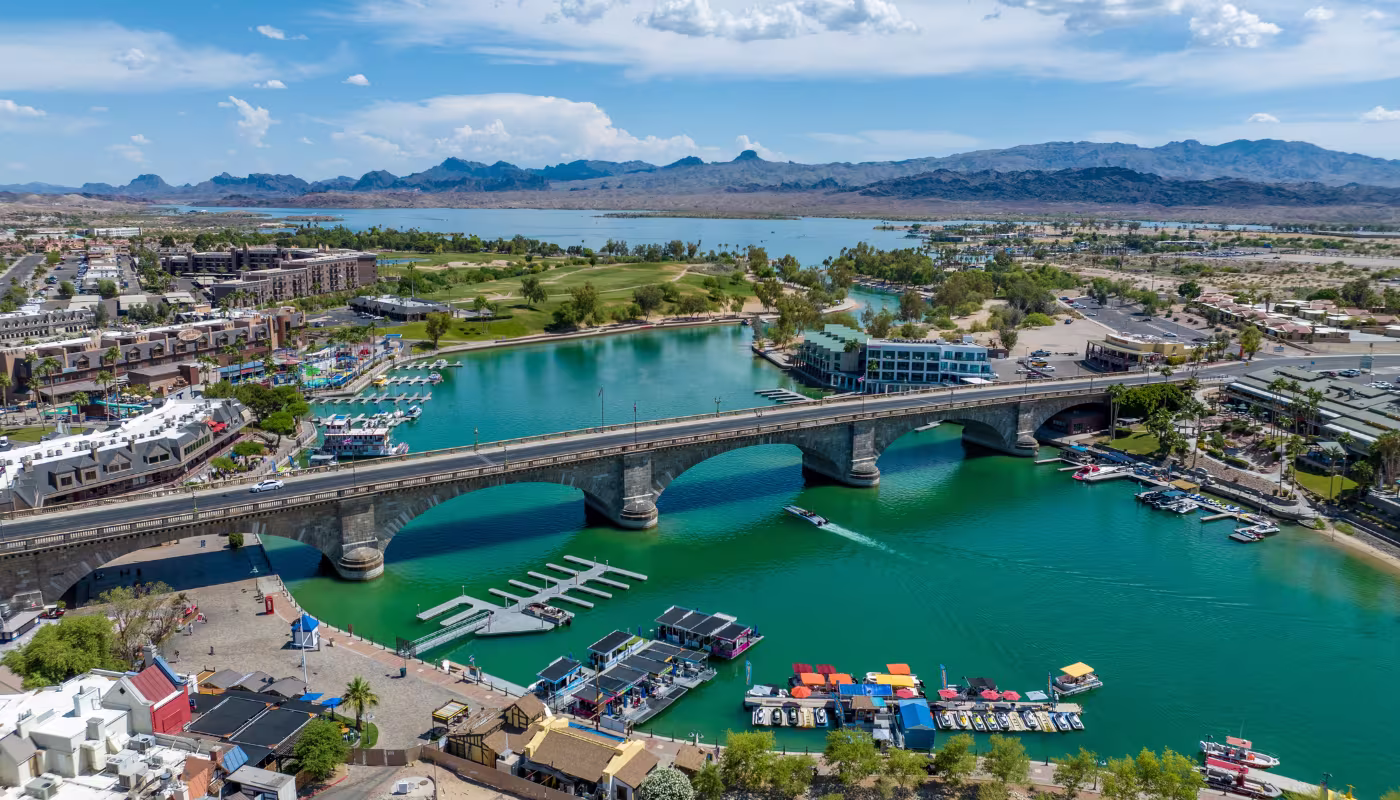 Lake Havasu London Bridge Aerial