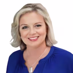 headshot of Rachell Killman, wearing a blue blouse
