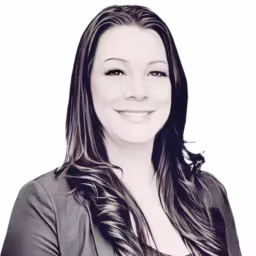 drawing of Wanda Wilson, wearing a blazer