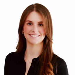 headshot of Jessica Fox, wearing a black shirt